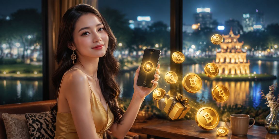 Người dùng Hà Nội đăng ký tài khoản và nhận bonus trong buổi sáng uống cà phê