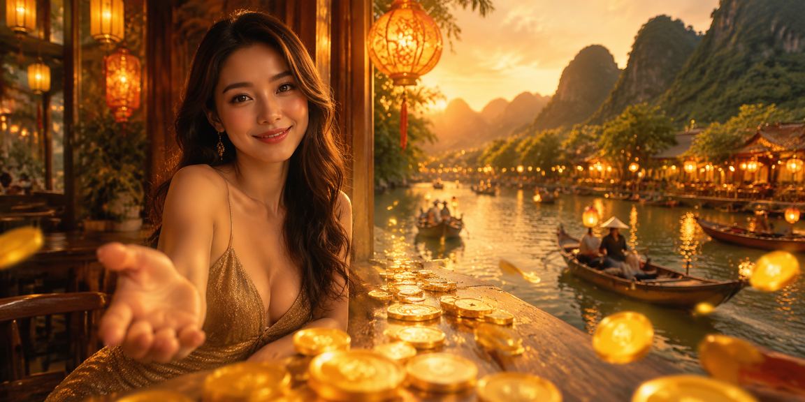 Người chơi thưởng thức slot game và khuyến mãi tại Hội An Việt Nam